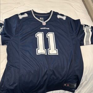 NFL Navy and Silver Men's Jersey